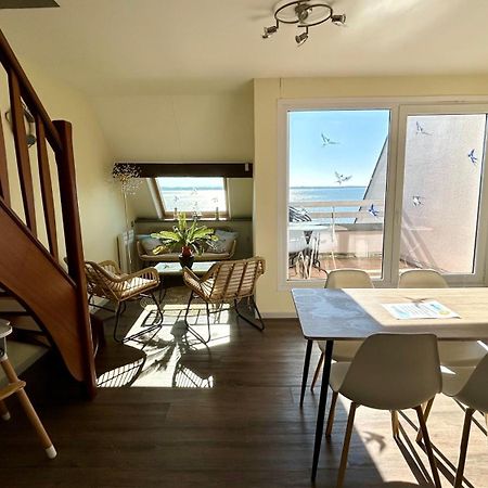 Plein Sud, appartement vue baie, accès direct plage Le Crotoy Esterno foto