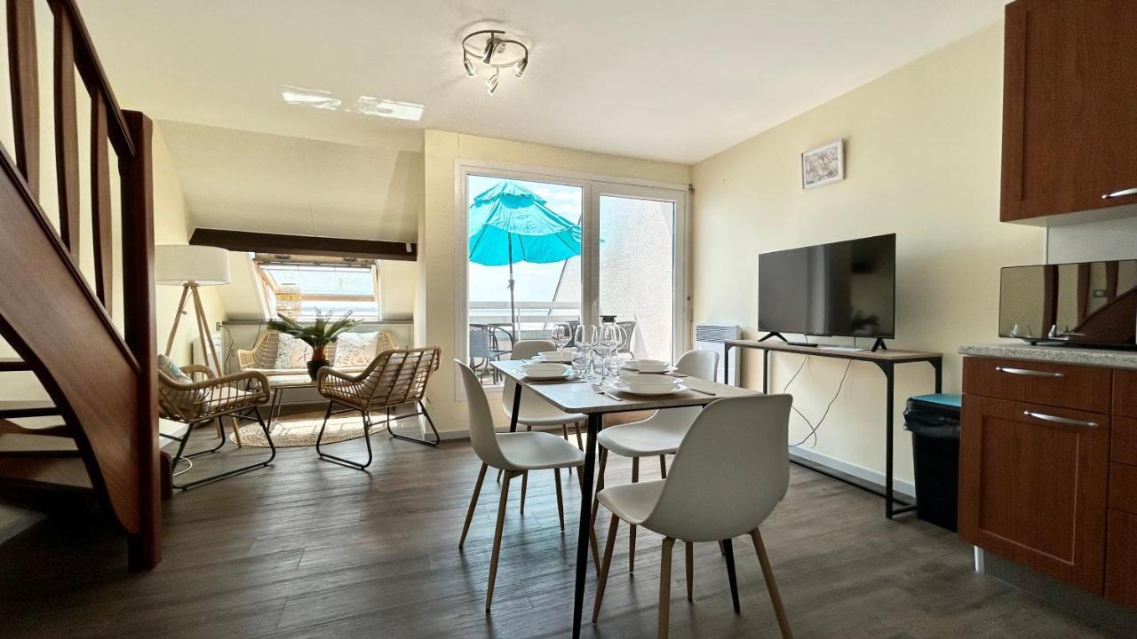 Plein Sud, appartement vue baie, accès direct plage Le Crotoy Esterno foto
