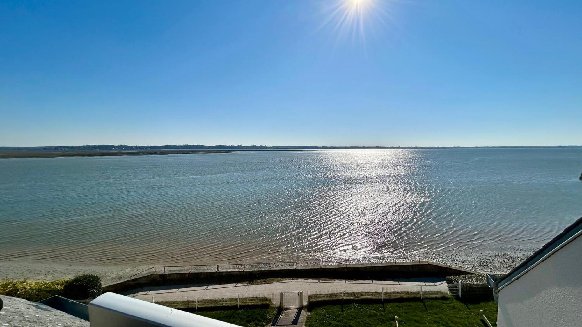 Plein Sud, appartement vue baie, accès direct plage Le Crotoy Esterno foto